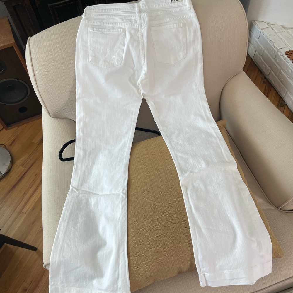 Citizens of Humanity white as snow jeans